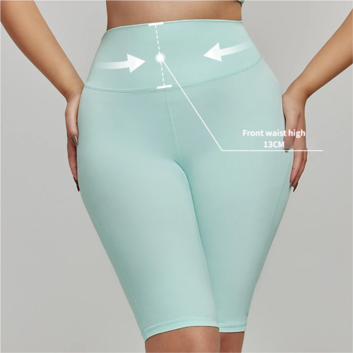 Cycling Shorts For Women Custom - High Waist Tummy Control | Custom Biker Shorts