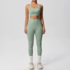 Yoga Sets with Pockets Custom - High Waisted Leggings & Bra | Private Label Activewear Manufacturer
