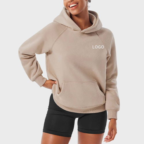 Blank Essential Hoodie Custom - Heavyweight Fleece Lined Raglan Sweatshirt | Private Label Streetwear Manufacturer