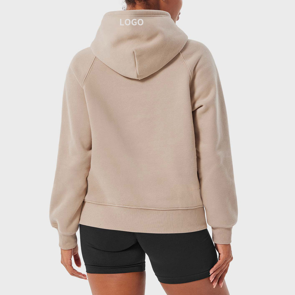 Heavyweight oversized hoodie kangaroo pocket back view