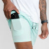 Recycled 2 in 1 Running Shorts Factory - Lined Gym Bottoms with Phone Pocket | Sustainable Clothing Manufacturers