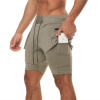 Double Layer Running Shorts Manufacturer - Premium Gym Shorts With Compression Liner | Private Label Activewear