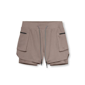 Double Layer Running Shorts Manufacturer - Premium Gym Shorts With Compression Liner | Private Label Activewear