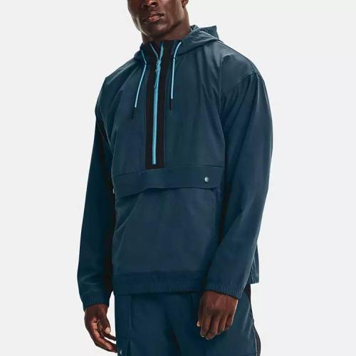 Water Resistant Running Jacket Manufacturer - Half Zip Breathable Windbreaker | Custom Pullover Jacket