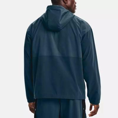Water Resistant Running Jacket Manufacturer - Half Zip Breathable Windbreaker | Custom Pullover Jacket