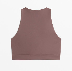 Custom Twist Front Sports Bra - Buttery Soft Keyhole Yoga Crop Top | Custom Activewear Manufacturer