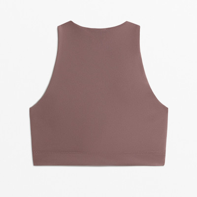 Custom Twist Front Sports Bra - Buttery Soft Keyhole Yoga Crop Top | Custom Activewear Manufacturer