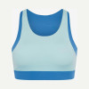 Custom Two Tone Sports Bra Private Label - High Impact Running Top Sports Bra Manufacturer