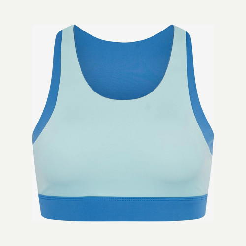 Custom Two Tone Sports Bra Private Label - High Impact Running Top Sports Bra Manufacturer
