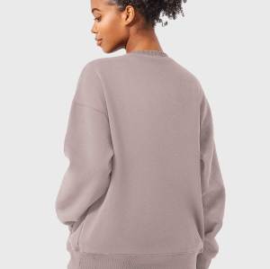 Custom Embroidered Sweatshirt Manufacturer - Oversized Crew Neck with Pockets | Private Label Streetwear