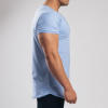 Custom T Shirt Manufacturer - Mens Scoop Neck Curved Hem Tee | High Quality Private Label Supplier