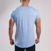Custom T Shirt Manufacturer - Mens Scoop Neck Curved Hem Tee | High Quality Private Label Supplier