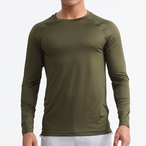 Custom Moisture Wicking Base Layer Manufacturer - Mens Rash Guard Long Sleeve | Sportswear Factory