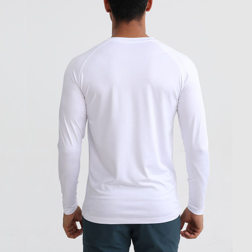 Custom Moisture Wicking Base Layer Manufacturer - Mens Rash Guard Long Sleeve | Sportswear Factory