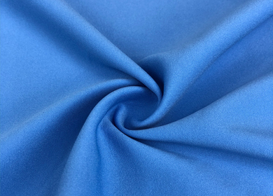 Blue matte Power-Sculpt™ interlock performance polyester fabric, with high-support and sculpting compression for CrossFit, gym, and HIIT gear.