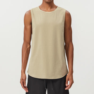 Custom Sleeveless T Shirt Mens - Curved Hem Tank Top Mens Gym Tank Tops | Premium Activewear Manufacturer