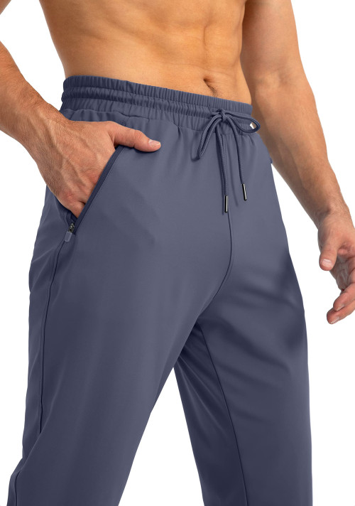 Custom Jogger Zipper Pockets Mens Tapered - Gym Apparel Manufacturer | Joggers Manufacturer