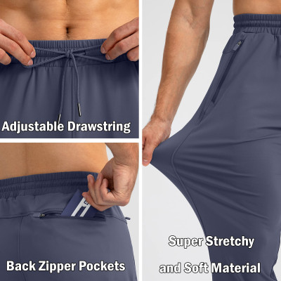 Custom Jogger Zipper Pockets Mens Tapered - Gym Apparel Manufacturer | Joggers Manufacturer