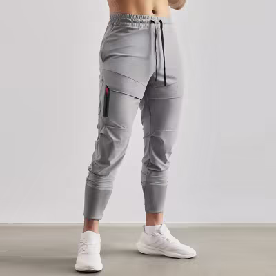 Premium Zipper Pocket Joggers - Private Label Mens Joggers with Towel Loop | Custom Sweatpants Supplier