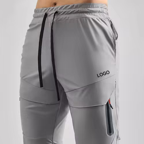 Premium Zipper Pocket Joggers - Private Label Mens Joggers with Towel Loop | Custom Sweatpants Supplier