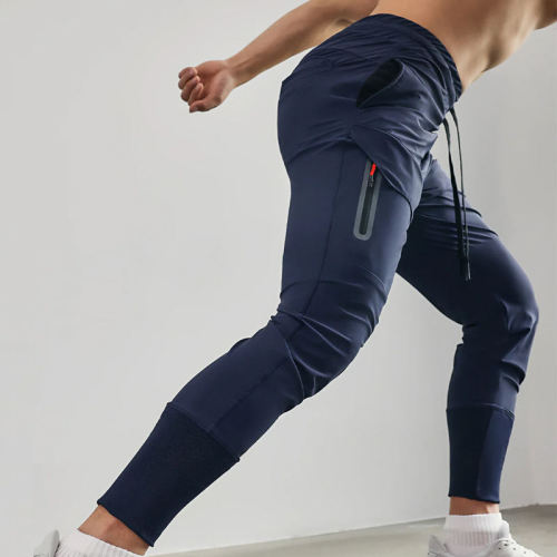 Premium Zipper Pocket Joggers - Private Label Mens Joggers with Towel Loop | Custom Sweatpants Supplier