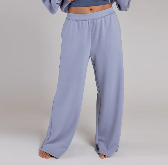 Premium Scuba Wide Leg Pants - Custom Womens Sweatpants for Athleisure | Sweatpants Manufacturer