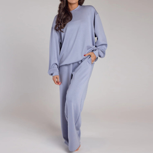 Premium Scuba Wide Leg Pants - Custom Womens Sweatpants for Athleisure | Sweatpants Manufacturer