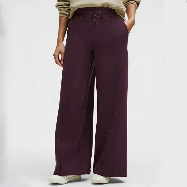Pintuck Wide Leg Sweatpants - Custom Cotton Modal Lounge Pants | Sweatpants Manufacturer