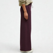 Pintuck Wide Leg Sweatpants - Custom Cotton Modal Lounge Pants | Sweatpants Manufacturer