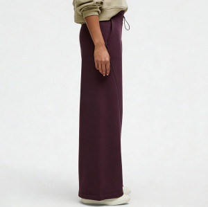 Pintuck Wide Leg Sweatpants - Custom Cotton Modal Lounge Pants | Sweatpants Manufacturer