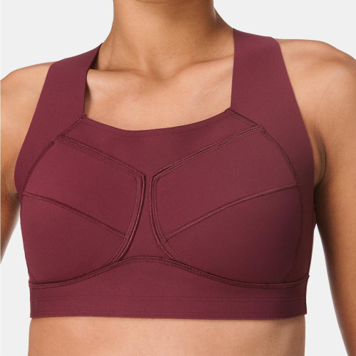High Impact Running Sports Bra - Molded Cup Anti-Bounce Support | Sports Bra Manufacturer