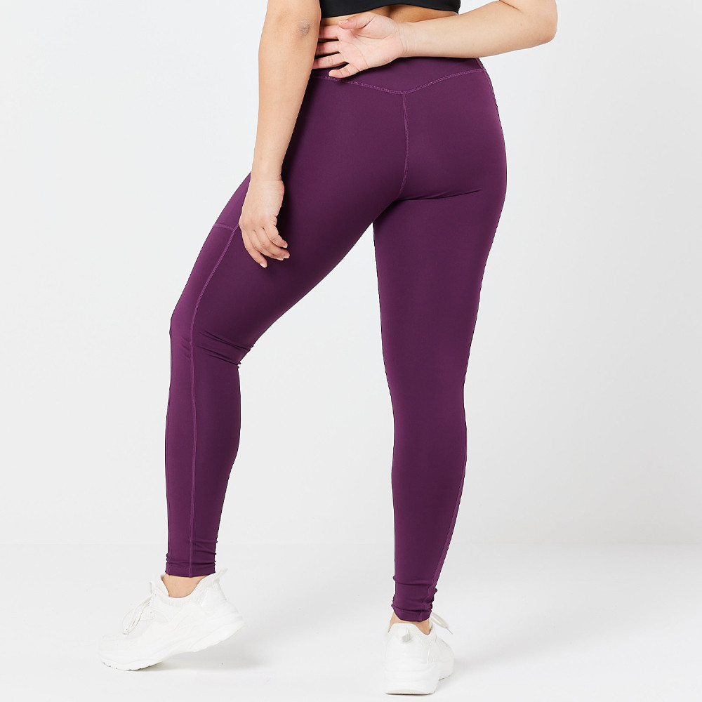High waisted plus size yoga pants contour back fit