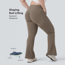 Studio-Ready High Waisted Pocket Private Label Plus Size Yoga Pants Factory