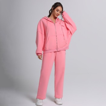 Premium Modal Blend Oversized Straight Leg Custom Tracksuit & Loungewear Manufacturer