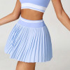 Custom Pleated Striped Tennis Skirts with Pockets - Private Label Activewear Manufacturer