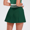 Chic Pleated Striped Tennis Skirts with Pockets Custom High Waisted Golf Skort Manufacturer