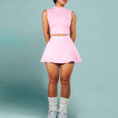 Elegant Two Piece Custom Pickleball Set With Pockets - Womens Golf Apparel Factory Supplier