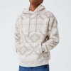 Custom Mens Tie Dye Sherpa Fleece Pullover Hoodies - Private Label Winter Apparel Manufacturer