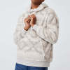 Custom Mens Tie Dye Sherpa Fleece Pullover Hoodies - Private Label Winter Apparel Manufacturer