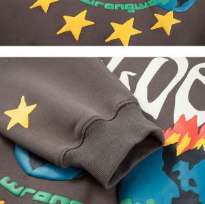 Premium Drop Shoulder Custom Heavyweight Hoodies With Puff Print - Streetwear Apparel Manufacturer