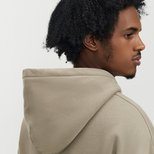 Minimalist Drop Shoulder Custom Blank Hoodies With Kangaroo Pocket - Pullover Hoodie Manufacturer