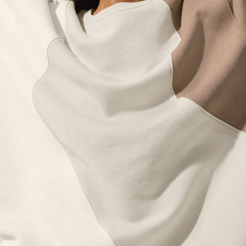 Chic Color Block Custom Oversized Sweatshirts With French Terry - Crewneck Sweatshirt Manufacturer