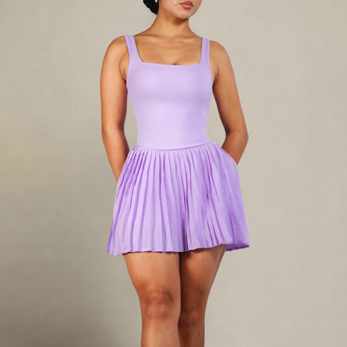 Pleated Built-In Shorts Custom Tennis Dresses - Private Label Activewear Manufacturer