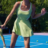 Diagonal Cutout Custom Pickleball Dresses - Tennis Clothing Manufacturer