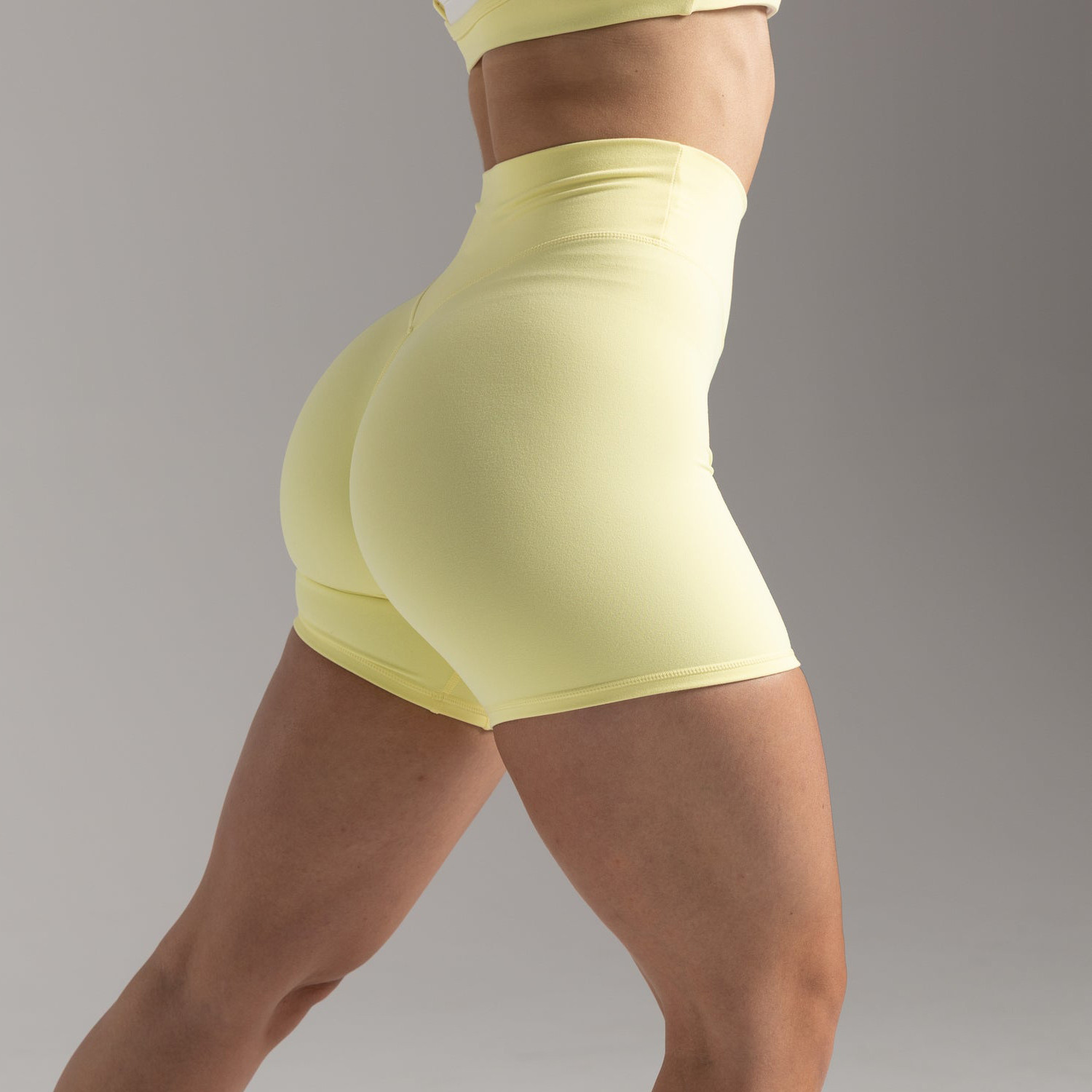 Private label custom scrunch butt shorts factory