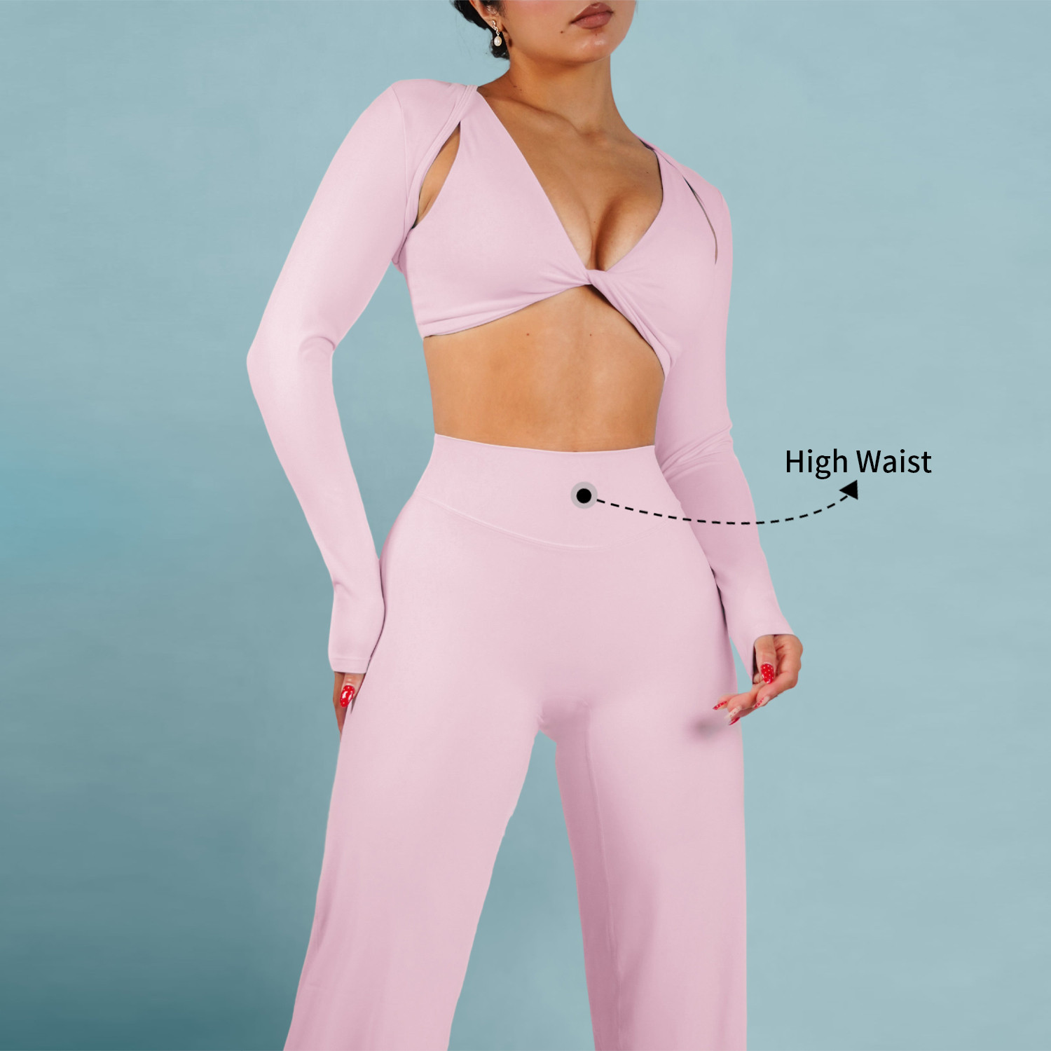 Private label 3 piece yoga set manufacturer