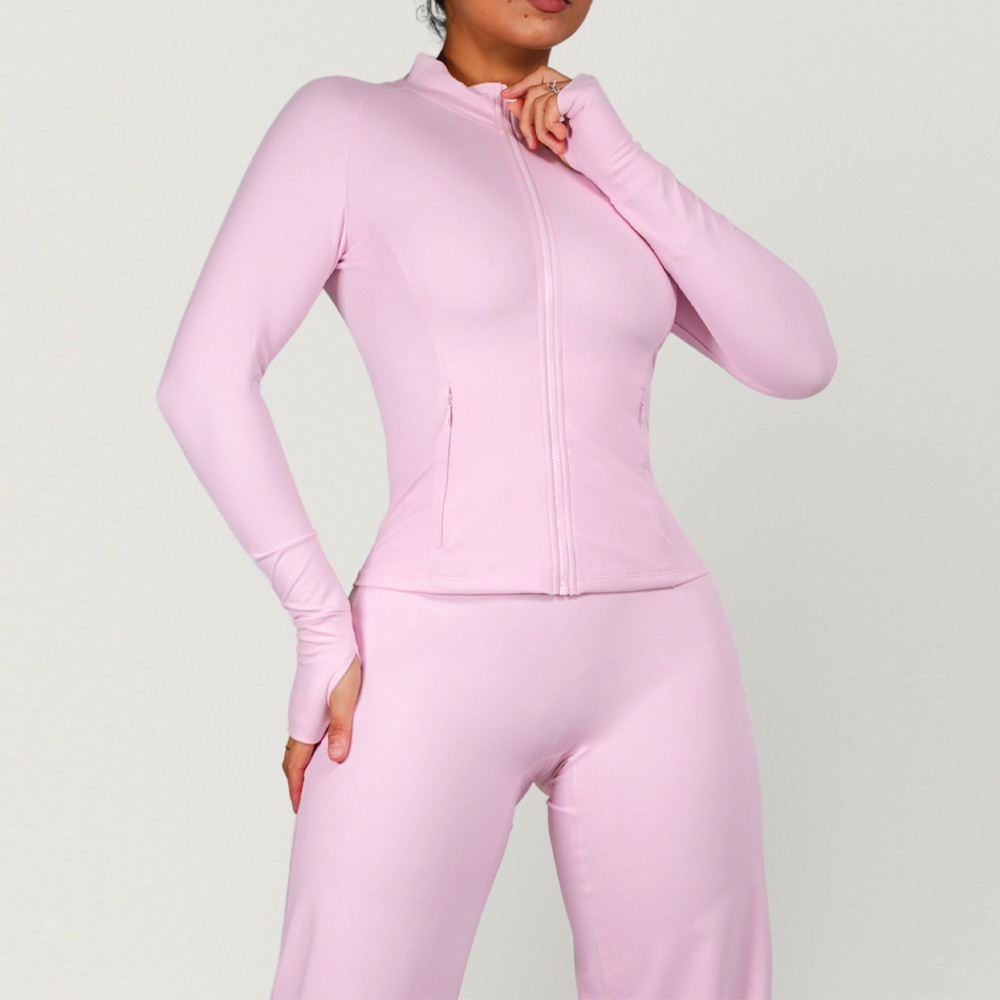 Custom hourglass workout jacket manufacturer