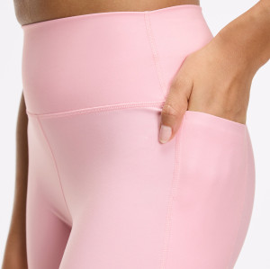 Double Knit 71 Polyester 29 Spandex Y Back Strappy Sports Bra and 25 Inch Pocket Leggings Set