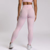 Naked Feel High Waisted No Front Seam V Back Glute Contour Athletic Workout And Yoga Leggings