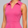 UPF Sleeveless Collared Built In Pocket Shorts Polo Tennis And Athletic Golf Dress